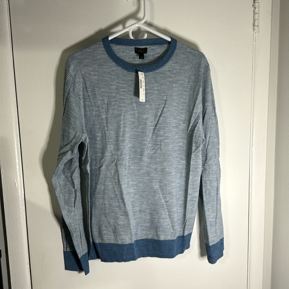 J. Crew Other - J. Crew - Men’s Medium - NWT - Blue/White Striped Sweater
